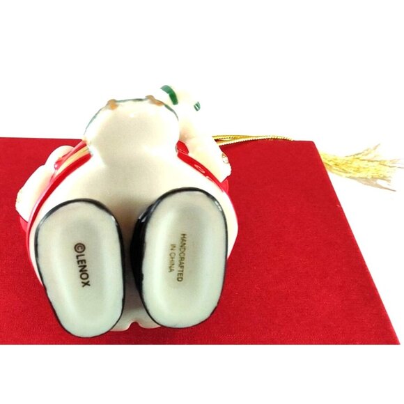 Lenox Marching Monarch Hinged Trinket Box Ornament Porcelain & Gold Accents - Picture 6 of 12